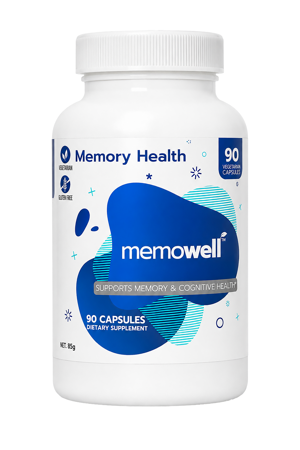 Memowell® لدعم الصحة المعرفية والذاكرة – 90 كبسولة